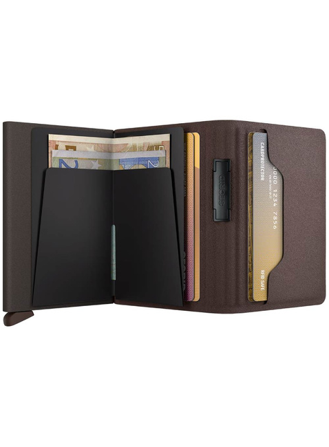 Portfel kieszonkowy RFID Secrid Bandwallet Liba - brown / brown