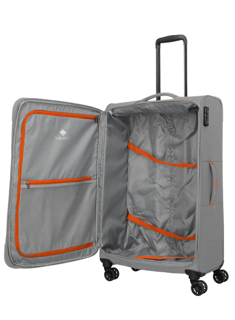 Walizka duża Travelite Umbria EXP - smoky grey