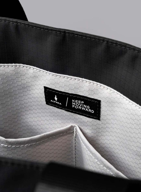 Torba miejska na zakupy Alpaka Elements Tote Medium - black / grey