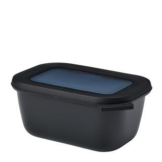 Miska prostokątna wysoka Mepal Cirqula 750 ml - nordic black