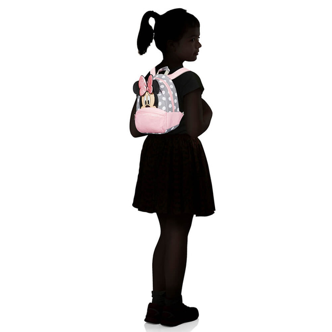 Plecak dziewczęcy S Samsonite Disney Ultimate 2.0 - Minnie glitter