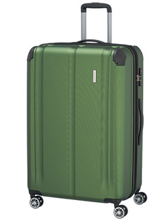 Walizka duża poszerzana Travelite City - green