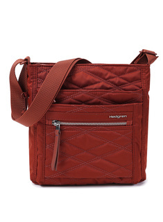 Torebka na ramię Hedgren Orva Crossover RFID - new quilt brandy brown