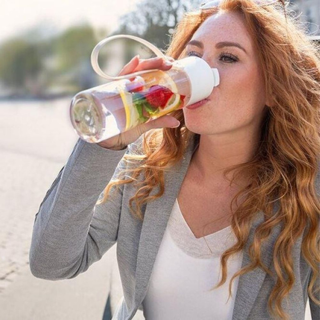 Butelka na wodę Justwater 500 ml Mepal - transparent
