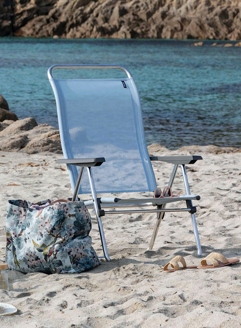 Fotel kempingowy Lafuma Alu Low Batyline® Iso - ciel