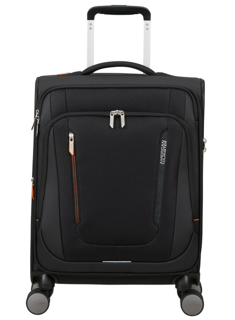 Walizka kabinowa American Tourister Wanderlite Spinner S EXP - shadow black