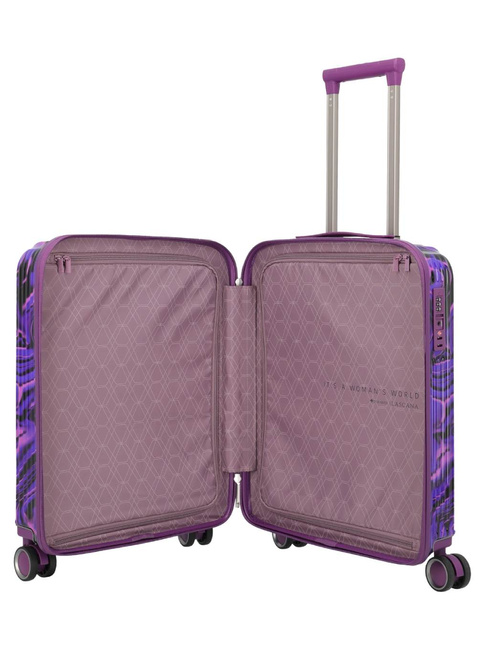 Walizka kabinowa Travelite Lascana - purple swirl