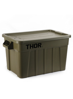 Kontener z pokrywą do przechowywania THOR Tote Box 75 L - olive drab