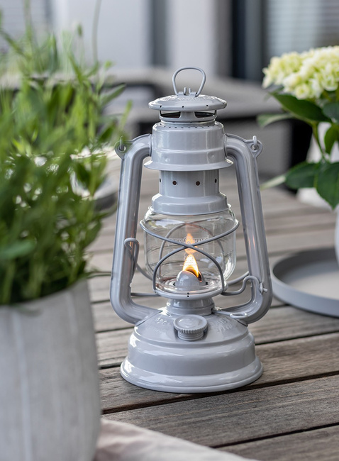 Lampa naftowa Feuerhand Hurricane Baby Special 276 - nordic grey