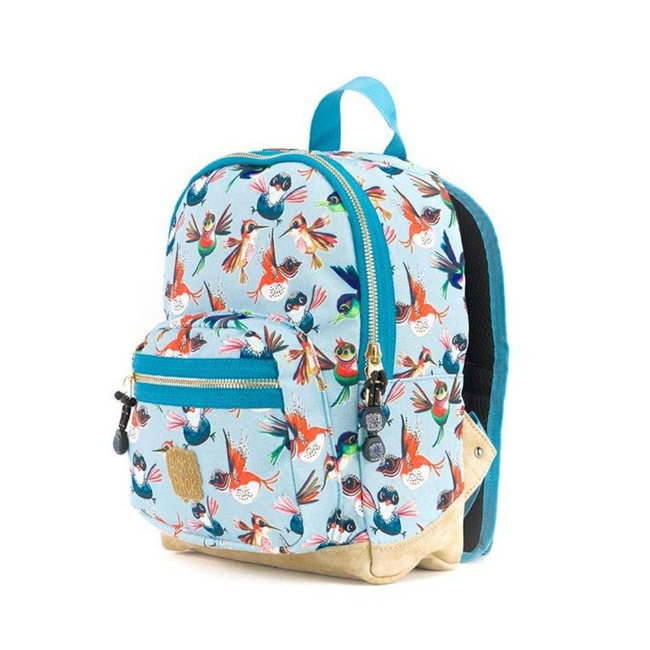 Plecak dziecięcy Pick & Pack Birds S - dusty blue