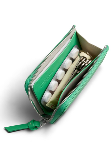 Skórzany portfel kieszonkowy Bellroy L-Pocket - neon green