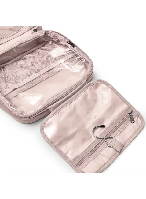 Rozkładana kosmetyczka damska Puccini Fashion - różowy