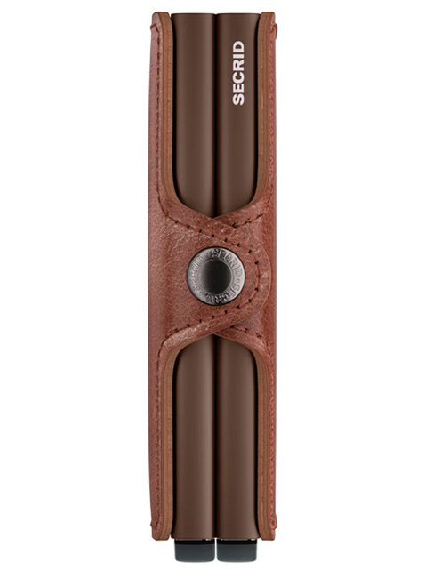 Podwójny portfel RFID Secrid Twinwallet Vintage - cognac / brown