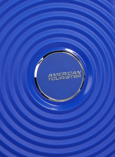 Walizka mała American Tourister Soundbox EXP - cobalt blue