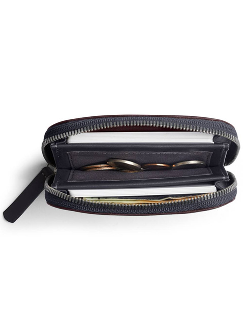 Portfel skórzany unisex Bellroy Folio Mini - deep plum