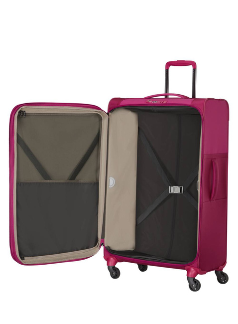 Walizka duża poszerzana Samsonite UpLite - fuchsia