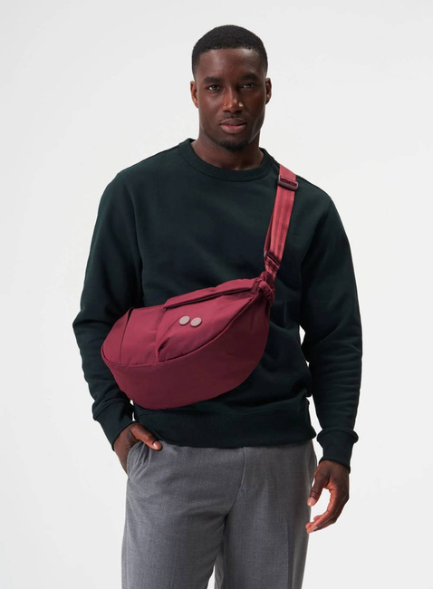 Torba na ramię Pinqponq Krumm Medium - glazed red