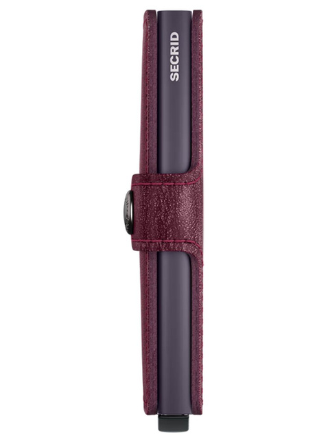 Portfel kieszonkowy RFID Secrid Miniwallet Original - cranberry