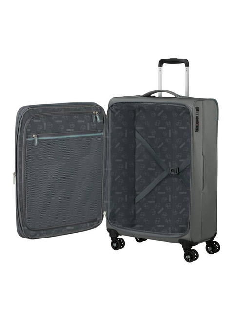 Walizka średnia American Tourister AeroSpin EXP - stone basalt