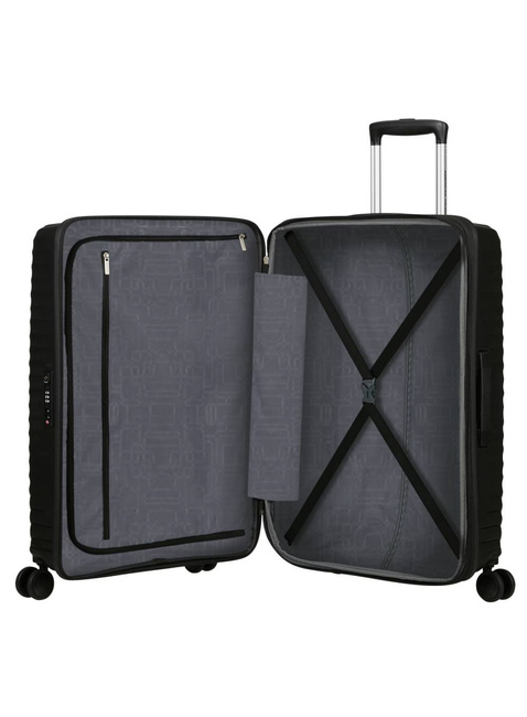 Walizka średnia American Tourister Diablast EXP - black code