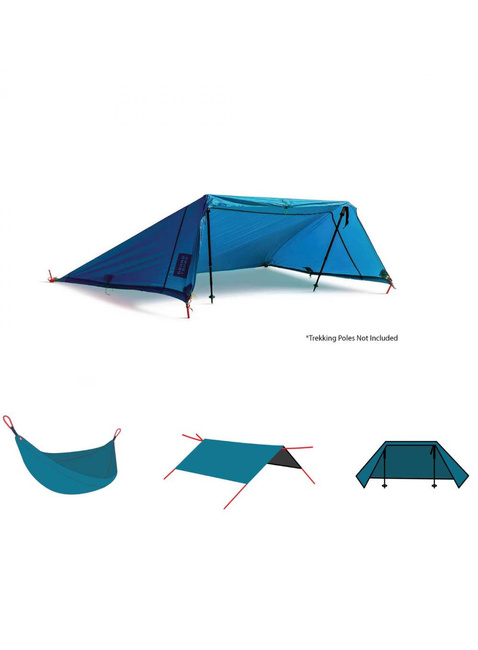 Wielofunkcyjny baldachim / hamak Grand Trunk Moab All-In-One Shelter Hammock - blue