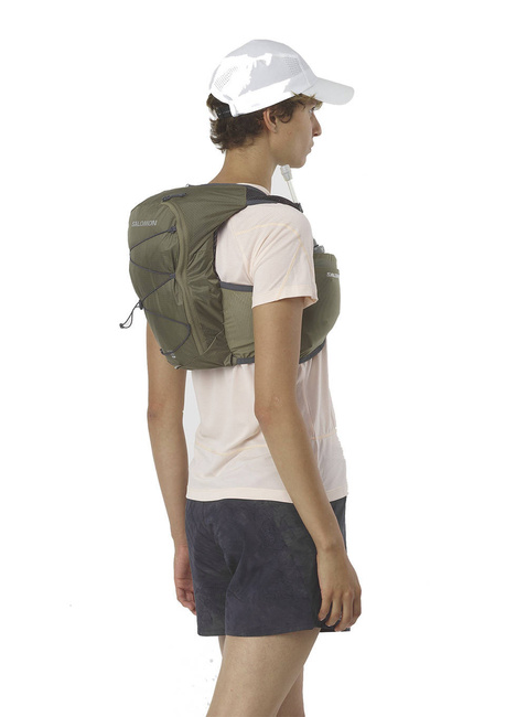 Damska kamizelka z bidonami Salomon Active Skin 8 - dusk green / ebony