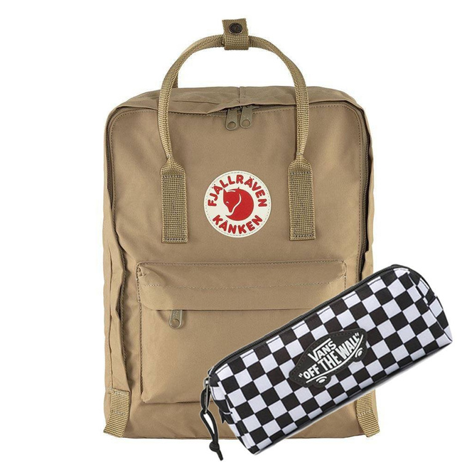Plecak Fjallraven Kanken -  clay + piórnik Vans