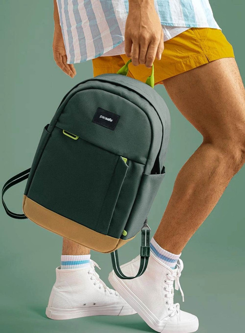 Antykradzieżowy plecak Pacsafe Go 15 l Anti-Theft - spruce green