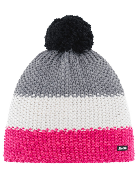 Czapka zimowa Eisbar Star Pompon - multicolored / pink / white / grey