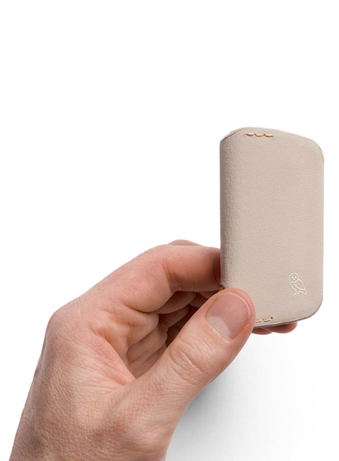 Skórzane etui na klucze Bellroy Key Cover (third edition) - tahini