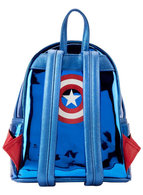 Plecak Loungefly x Marvel Shine Mini Backpack - Captain America