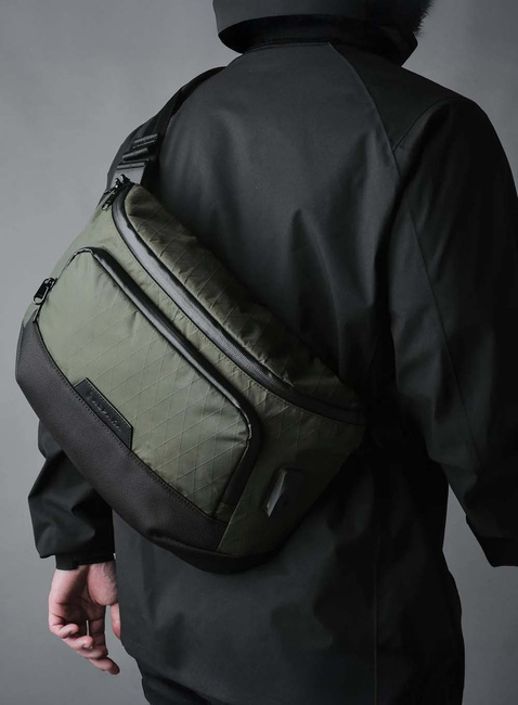 Torba crossbody Alpaka Bravo Sling Max V2 - dark green