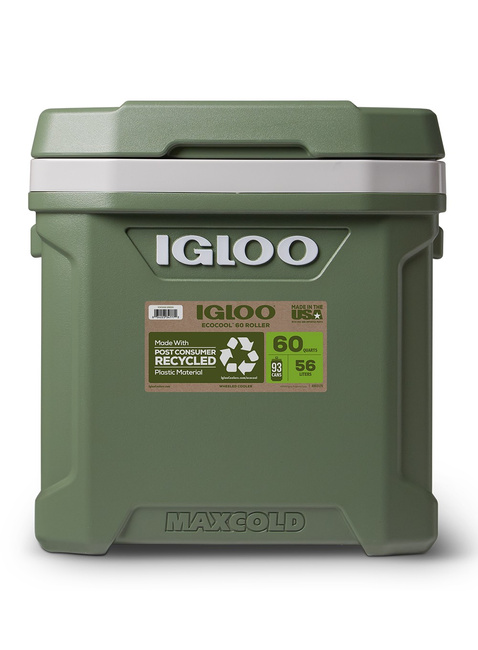 Lodówka turystyczna Igloo ECOCOOL® Latitude Roller 58 l - green