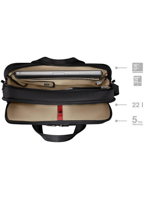 Torba na laptopa Wenger Meteor Brief 16-17 - black