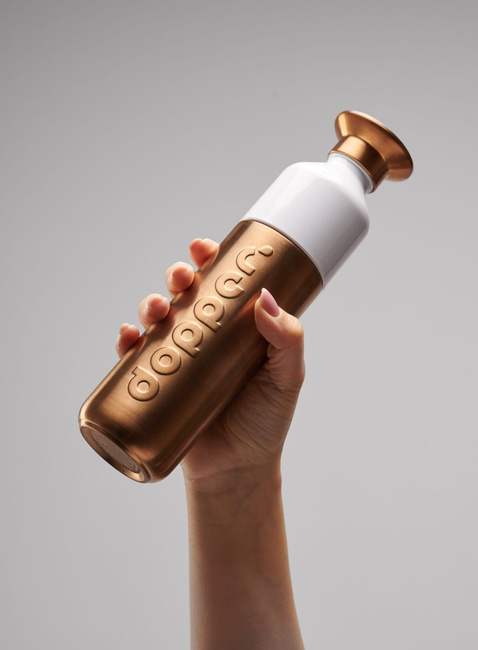 Stalowa butelka bidon Dopper Solid Steel 490 ml - bronze