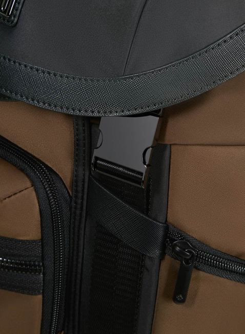 Plecak miejski Samsonite Relyon Backpack 15,6" with flap - brown