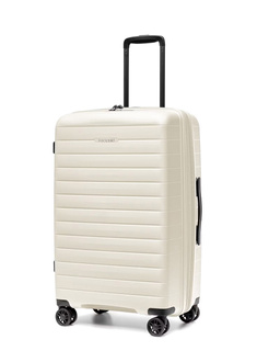 Walizka średnia poszerzana Puccini Seoul - biały