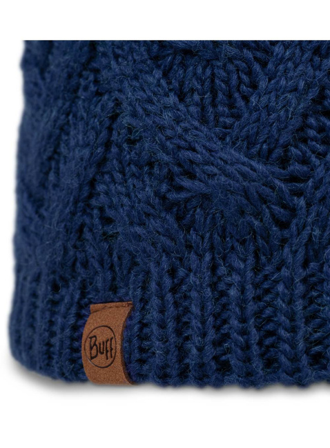 Czapka z pomponem Buff Caryn Knitted & Fleece Band Beanie - midnight