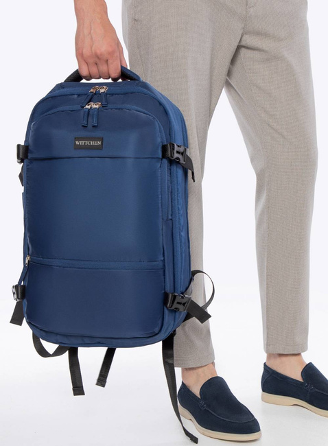 Plecak podróżny poszerzany Wittchen Free on Board 32 l - granatowy