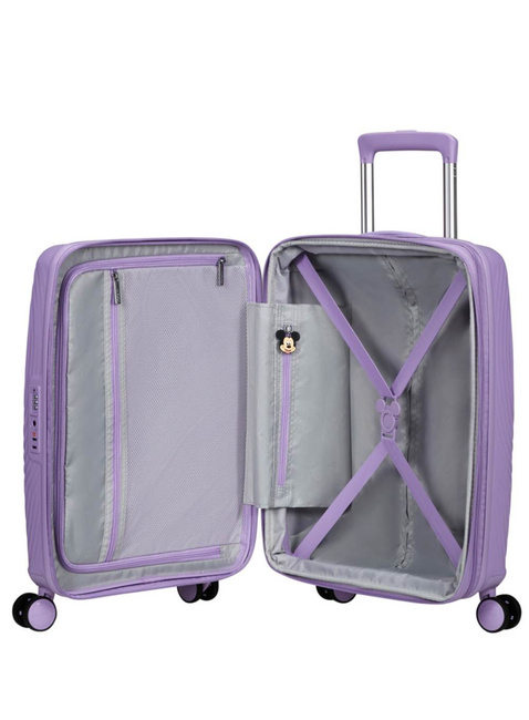 Walizka mała American Tourister Mickey Magic - soft lilac