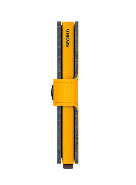 Portfel kieszonkowy RFID Secrid Miniwallet Yard Powder - ochre