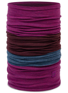 Chusta wielofunkcyjna Buff Merino Move Neckwear - block magenta