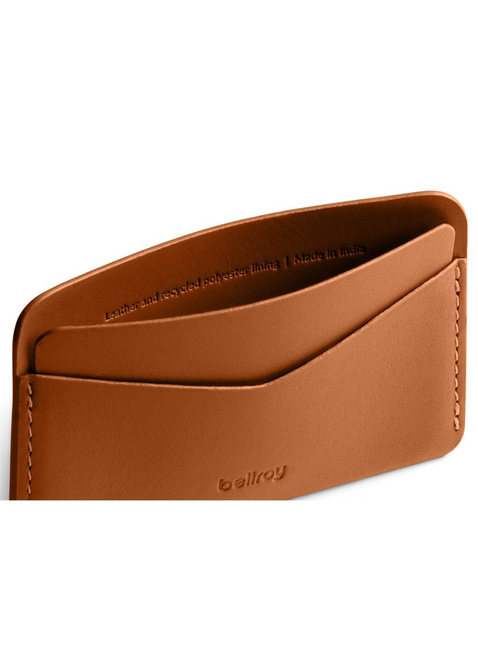 Skórzany kartownik portfel na karty Bellroy Card Slip - caramel