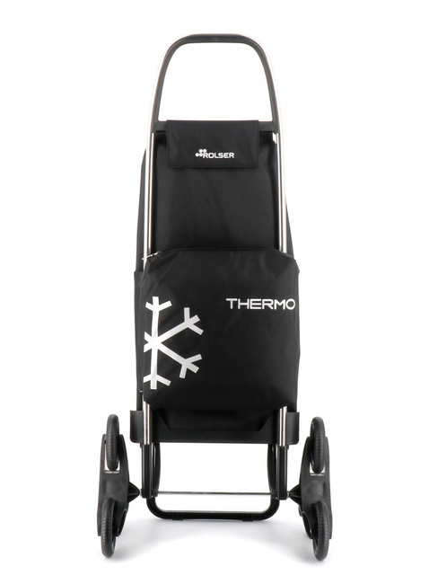 Wózek na zakupy Rolser I-Max Thermo Zen z 6 kołami- black
