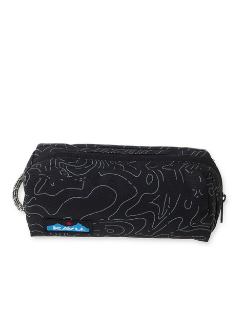 Kosmetyczka saszetka szkolna Kavu Pixie Pouch - black topo