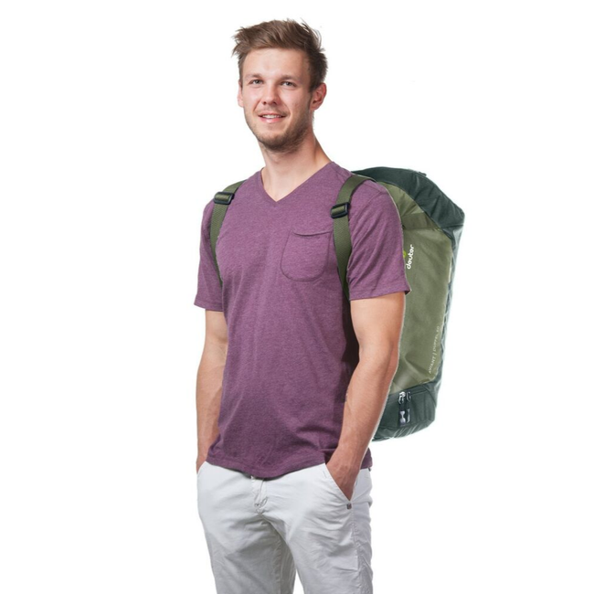 Torba podróżna składana Deuter Aviant Duffel 50 - khaki/ivy