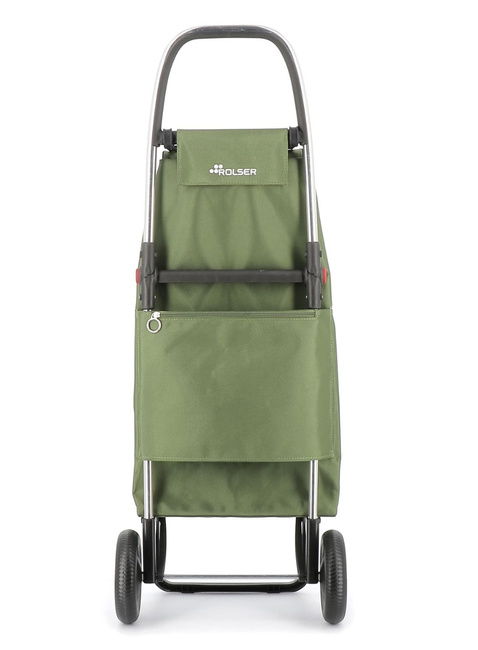 Dwukołowy, składany wózek na zakupy Rolser I-Max MF 2L - khaki