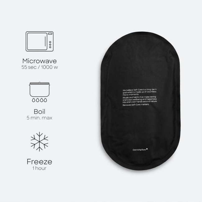 Worek rozgrzewający / chłodzący Ostrichpillow Heatbag - midnight grey