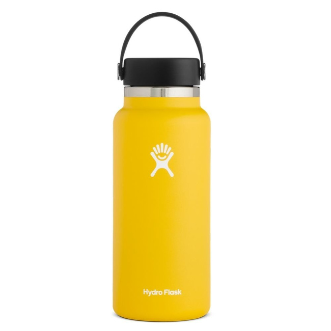 Butelka termiczna 946 ml Wide Mouth Flex Cap Hydro Flask - sunflower