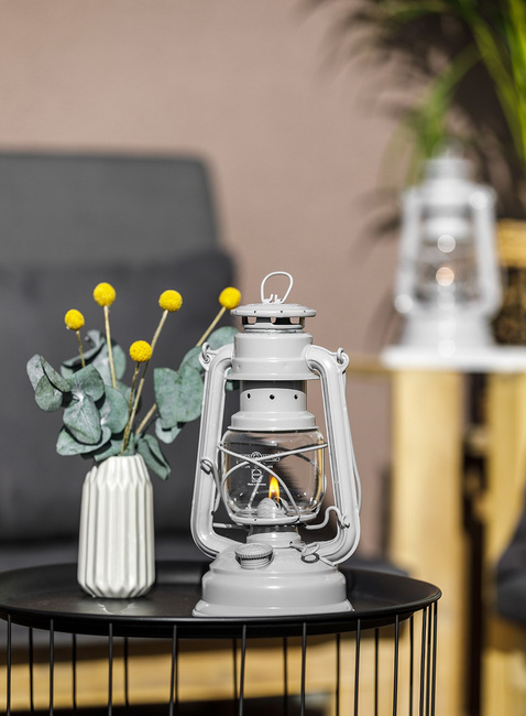 Lampa naftowa Feuerhand Hurricane Baby Special 276 - nordic grey